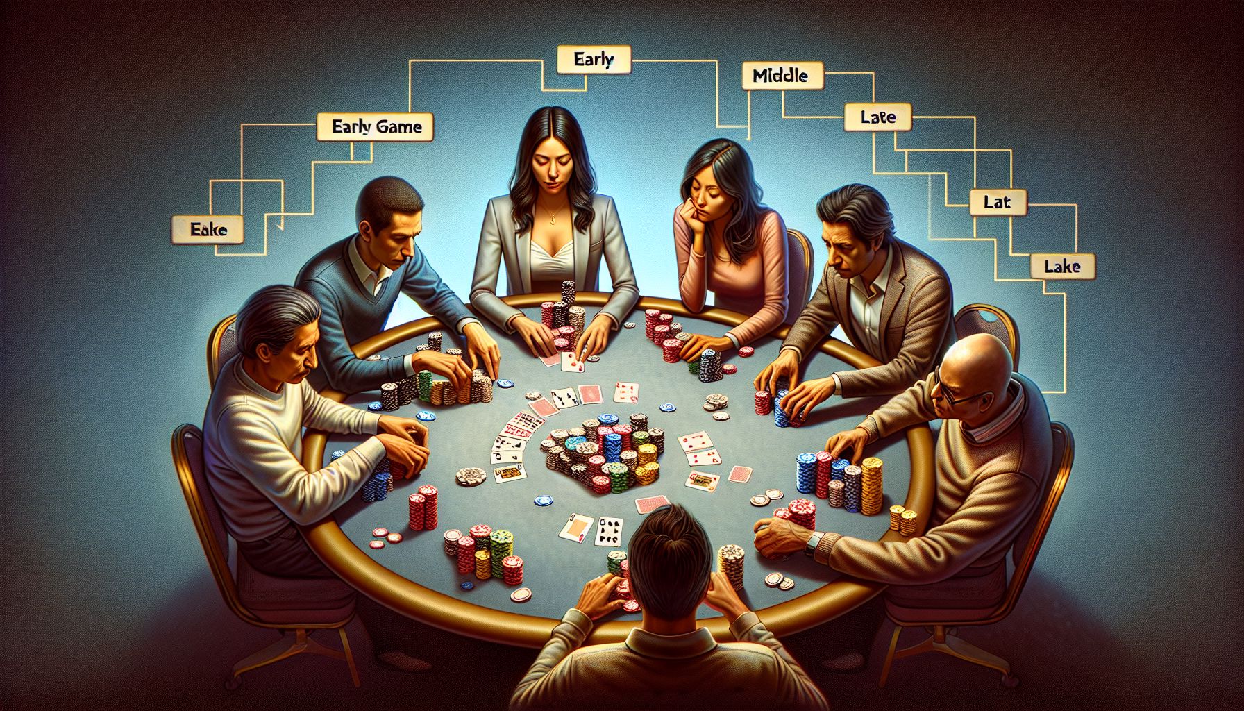 The Blinds and Beyond: Navigating Early, Middle, and Late Game Poker